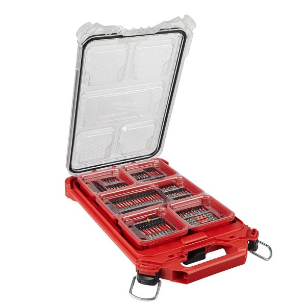 100-Piece SHOCKWAVE™ PACKOUT™ Impact Driver Bit Kit Supply