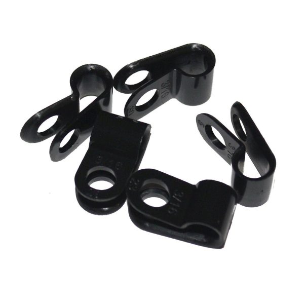 100x Abrazadera P-Clip para cables de 6mm de diámetro, fijación de terminales de chasis de nylon Embalaje Deteriorado Online now