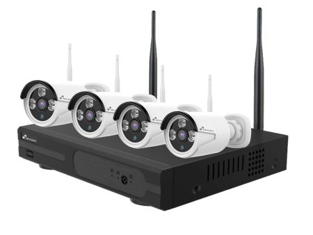 Kit de Cámaras de Vigilancia WiFi 2K con Grabador 8CH y 4 Cámaras Exterior Impermeables IP66 For Sale