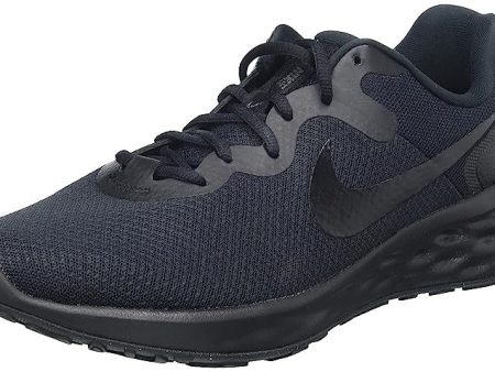 Zapatillas de Gimnasia Hombre NIKE Revolution 6, Black Dark Smoke Grey, 42.5 EU - Reacondicionado Online