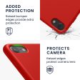 Funda kwmobile Compatible con Apple iPhone SE (2022)   iPhone SE (2020)   iPhone 8   iPhone 7 - Case TPU y Silicona antigolpes - Apto Carga inalámbrica - Rojo Reacondicionado For Sale