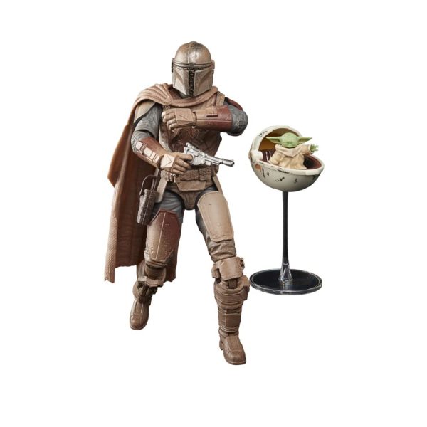 Figura de acción Mandaloriano y Grogu 15cm de Star Wars Embalaje Deteriorado For Sale