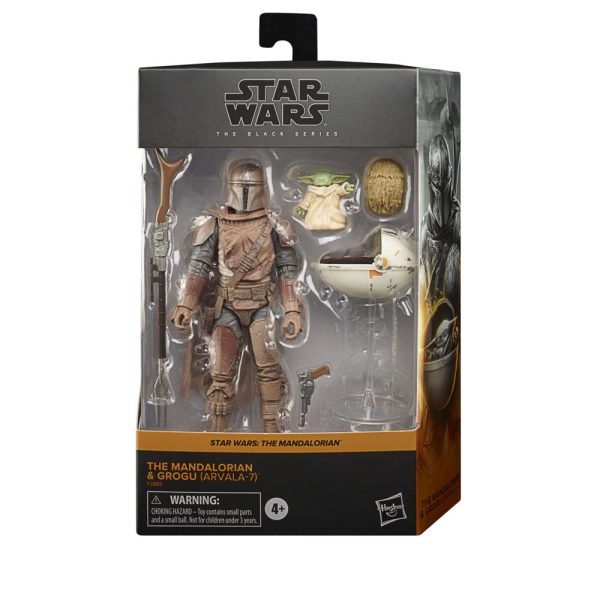 Figura de acción Mandaloriano y Grogu 15cm de Star Wars Embalaje Deteriorado For Sale